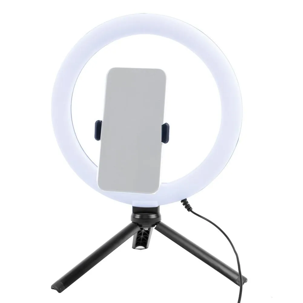 10" / 25cm LED Ring Light Portable Zoom Meeting Desk RGB - Unicorn