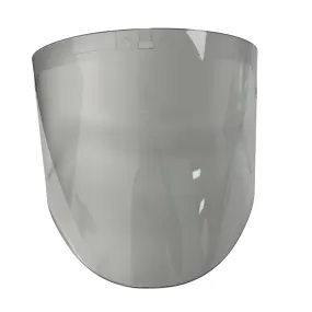 3M Clear Polycarbonate Faceshield, W96, Uncoated, Clear, Molded, 14.5 in L x 9 in H