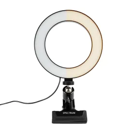 6" Clip-On Desk LED "Ruby" Ring Light