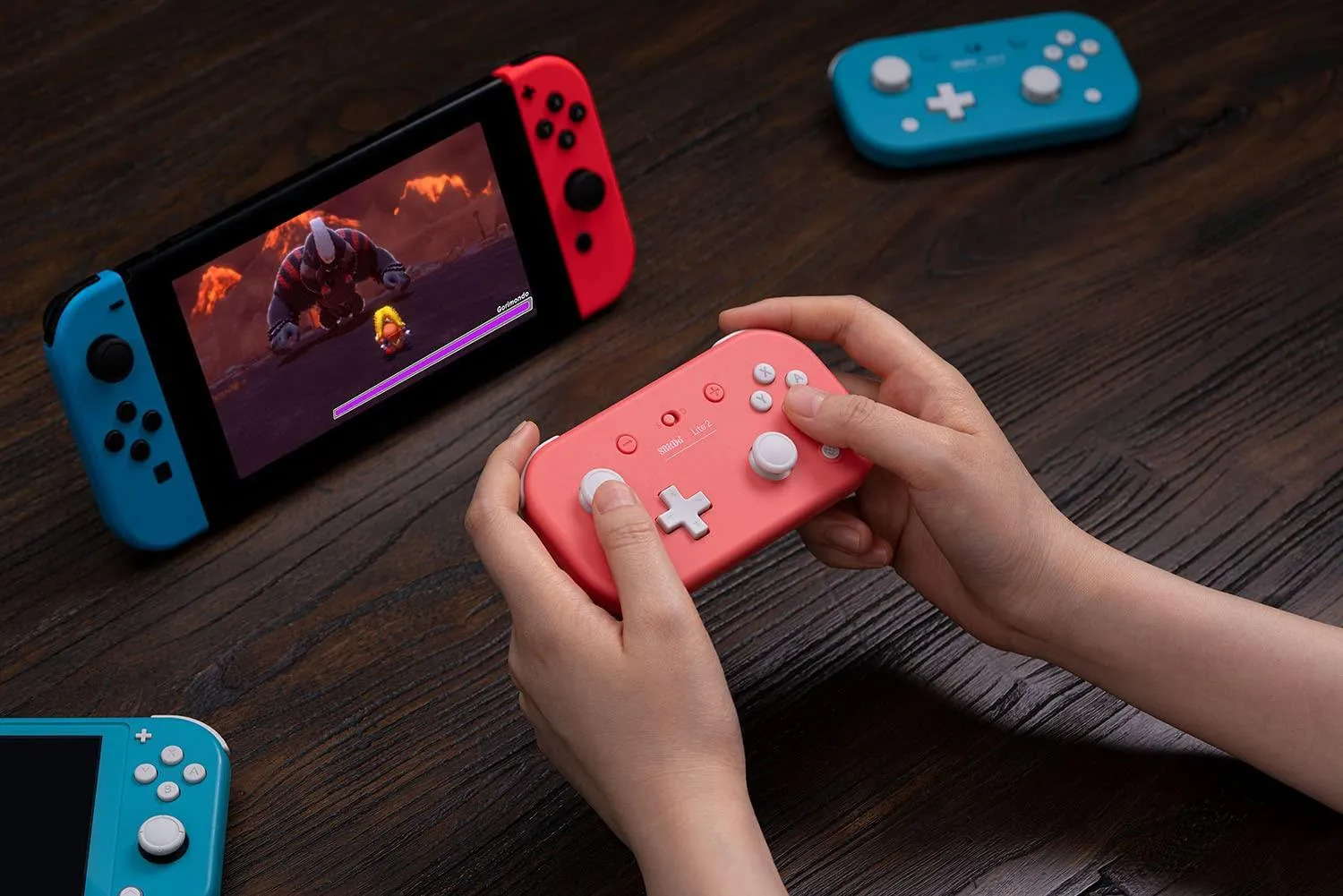 8BITDO Lite 2 Bluetooth Gamepad (Pink Edition) (Switch/Android/RaspBerry Pi)