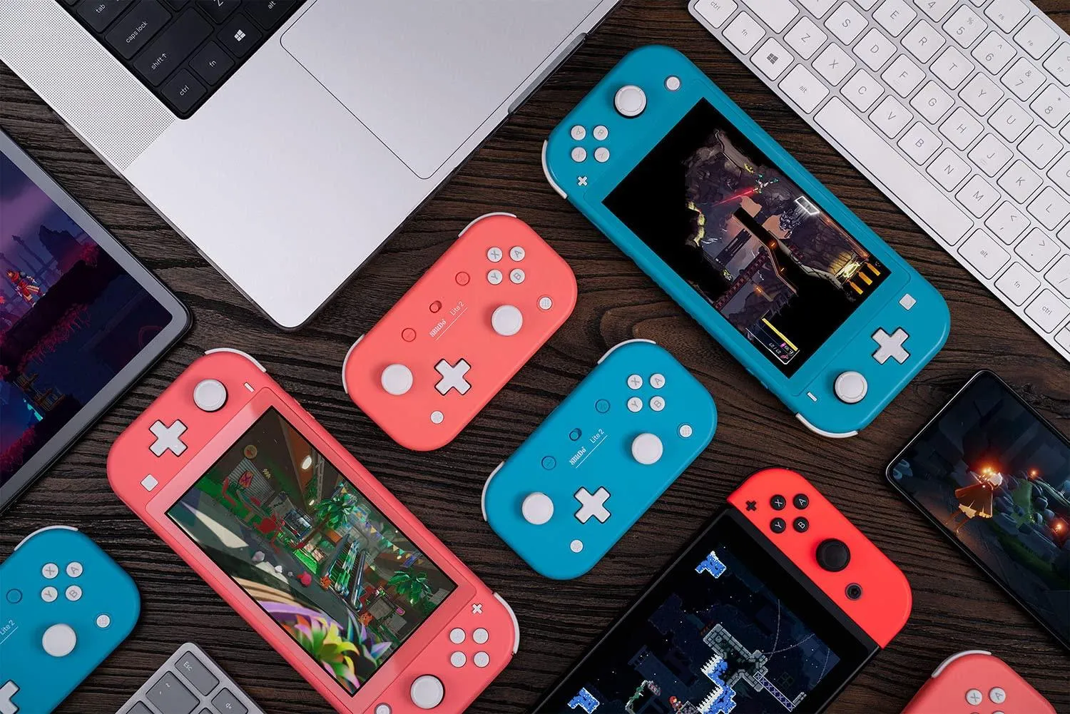 8BITDO Lite 2 Bluetooth Gamepad (Pink Edition) (Switch/Android/RaspBerry Pi)