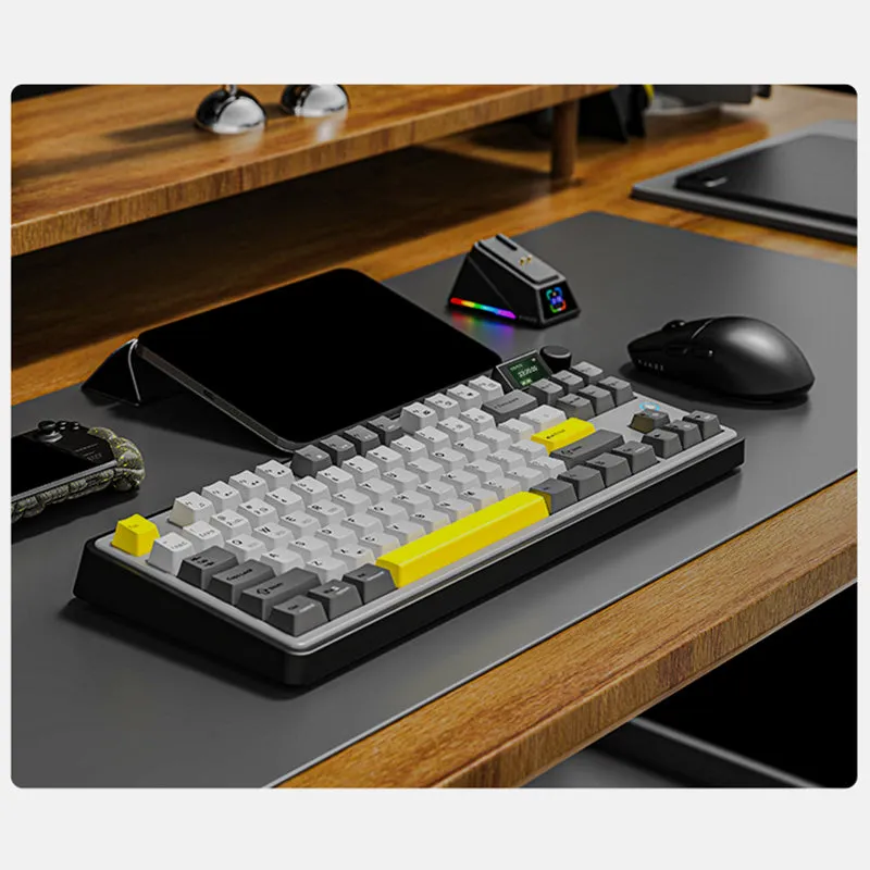 Ajazz AK870 Tri-Mode Wireless Mechanical Keyboard