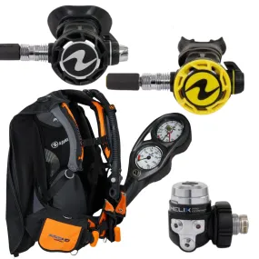 Aqualung Helix Compact Pro Stage 4 and Aqualung Pro HD Compact BCD Dive Package