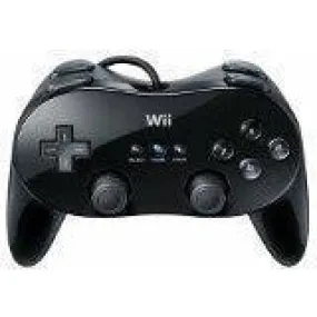 Black Wii Classic Controller Pro - Wii