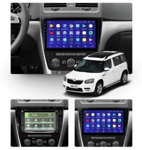 Car Dealz 10.2" Android 10.0 Skoda Yeti 5L 2009-2014 with CAM In Dash Plus OEM Fascia