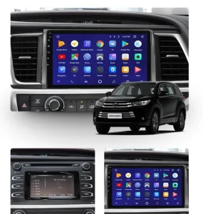 Car Dealz 10.2" Android 10.0 Toyota Highlander Kluger 3 XU50 2015-2017 w CAM In Dash Plus OEM Fascia