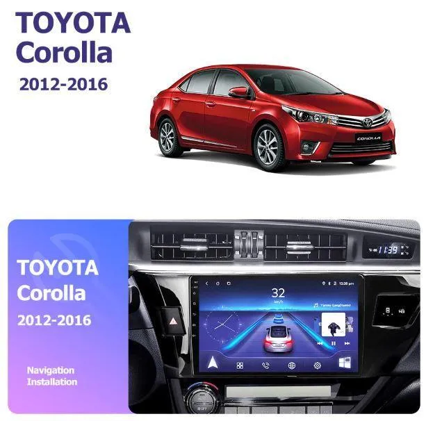 Car Dealz 9" Android 10.0 Toyota Corolla 2017-2018 In Dash Plus OEM Fascia