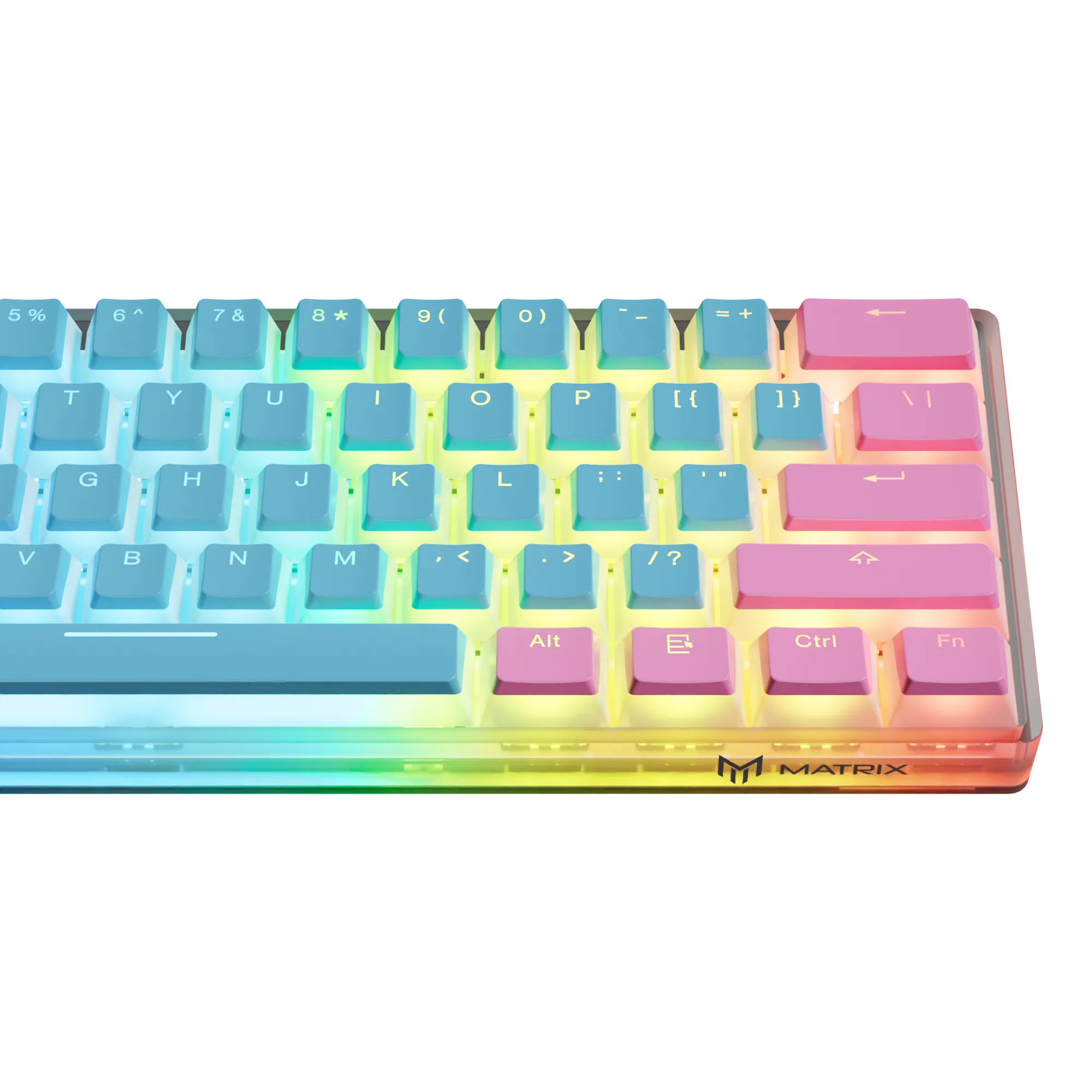 Clix Cotton Candy Blue - 60% Mechanical Gaming Bundle