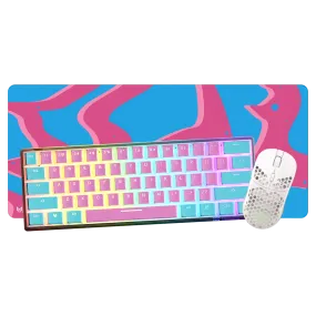 Clix Cotton Candy Pink - 60% Mechanical Gaming Bundle