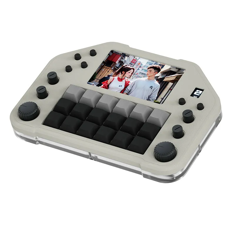 DOIO KB18-01 Dual Screen Macro Keyboard Hot-swappable Macro Pad