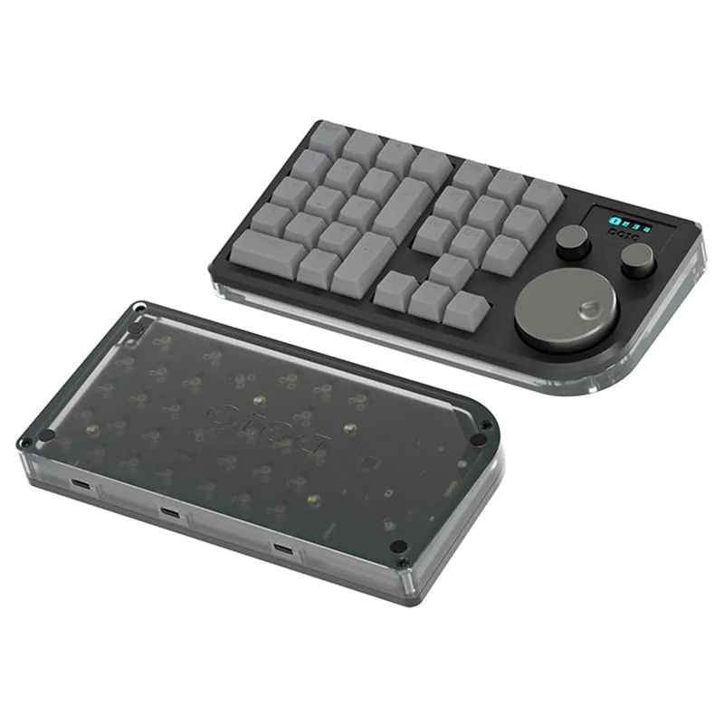 DOIO KB30-01 Macro Keyboard 30 Keys   3 Knob Macro Pad