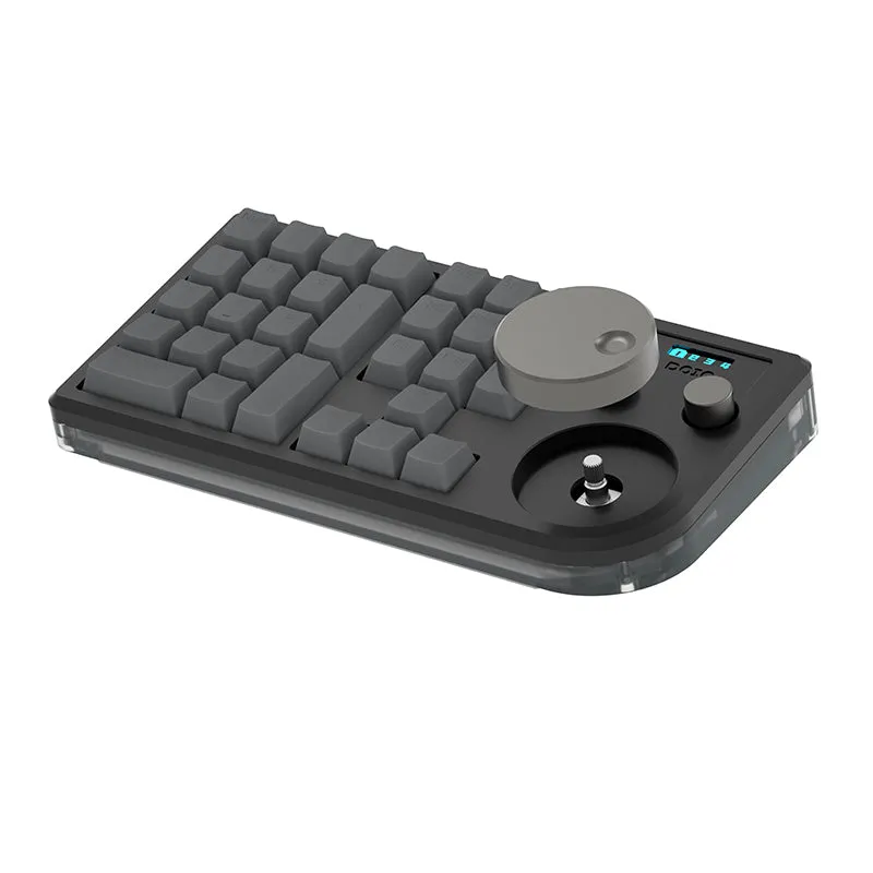 DOIO KB30-01 Macro Keyboard 30 Keys   3 Knob Macro Pad