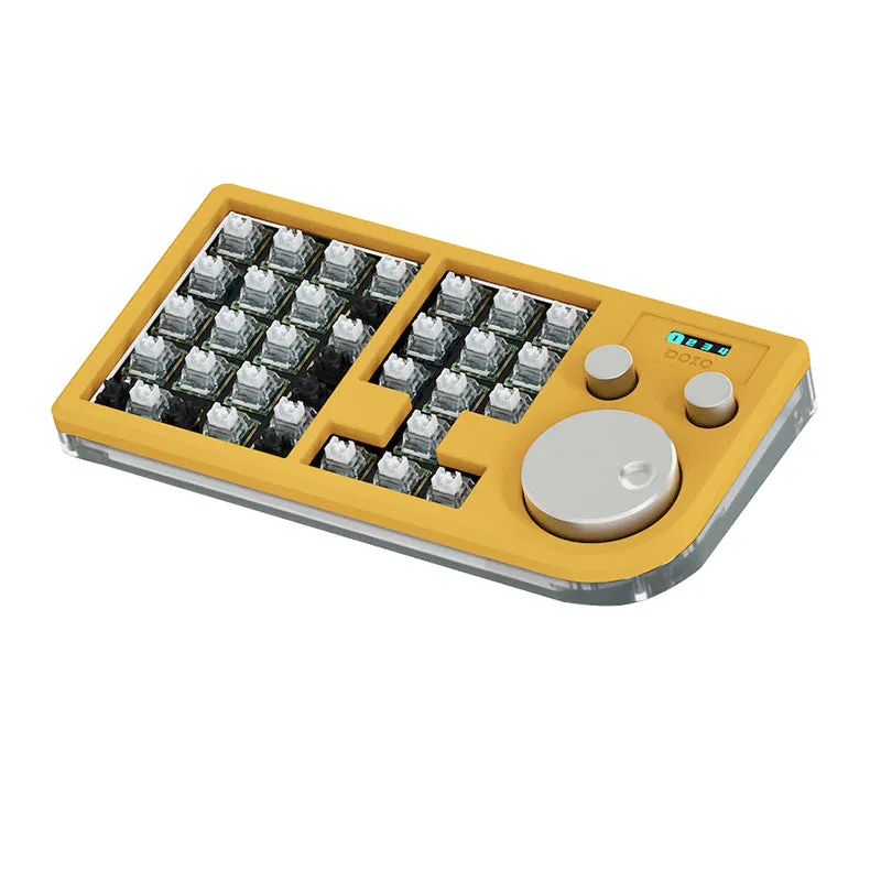 DOIO KB30-01 Macro Keyboard 30 Keys   3 Knob Macro Pad