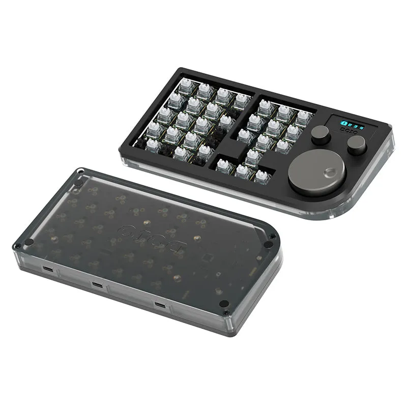 DOIO KB30-01 Macro Keyboard 30 Keys   3 Knob Macro Pad