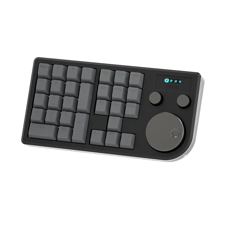 DOIO KB30-01 Macro Keyboard 30 Keys   3 Knob Macro Pad