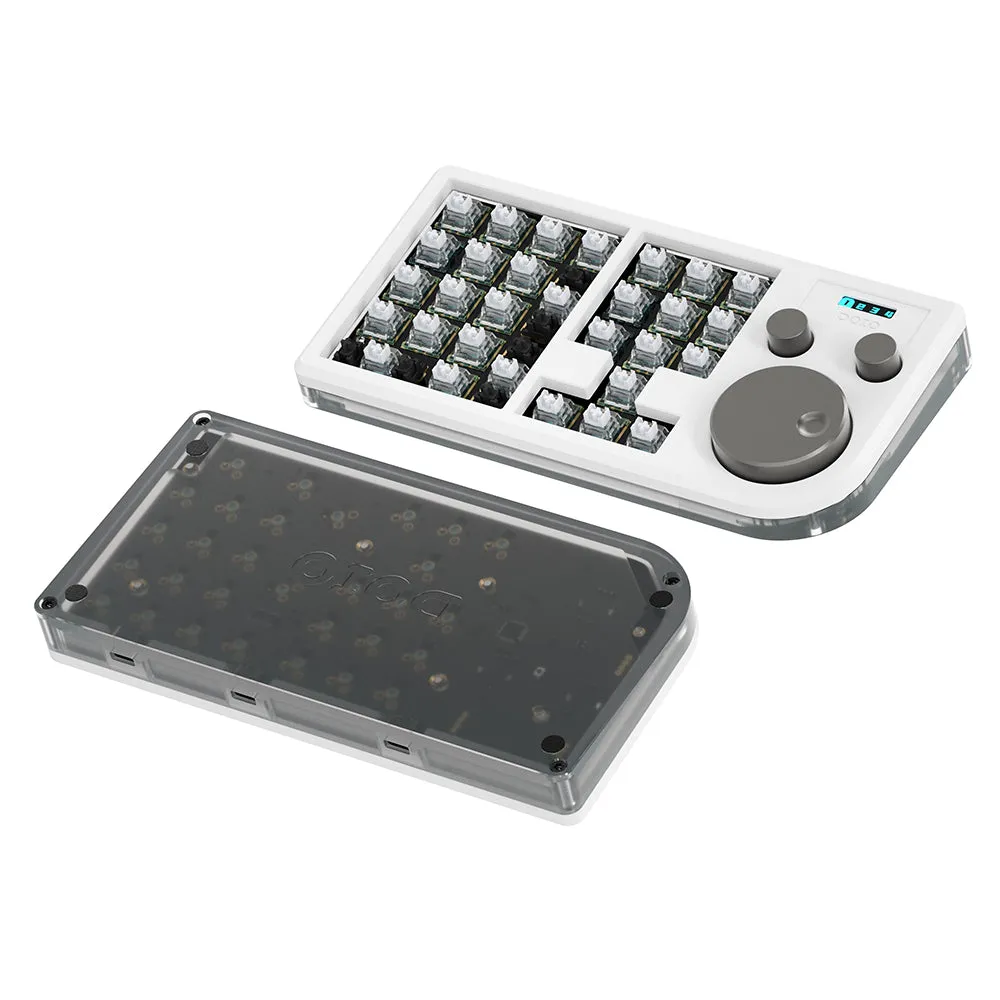 DOIO KB30-01 Macro Keyboard 30 Keys   3 Knob Macro Pad