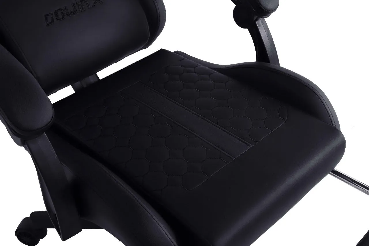 Dowinx Computer Gaming Office Chair | Adjustable Headrest | Massage Function for Waist Cushion | Supports up to 150KGS | PVC leather | steel frame