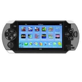 Drumstone ( 17 Year Warranty) X6 Handheld 4.3-inch Game Console, Built-in More Than 10,000 Free Games, Support Photos can Play MP3 MP4 e-Books, Support TV Connection Support Game Download 8GB