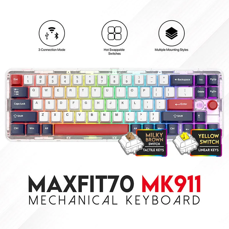 FANTECH MAXFIT70 MK911 Wireless Mechanical Keyboard