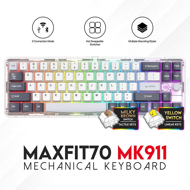 FANTECH MAXFIT70 MK911 Wireless Mechanical Keyboard