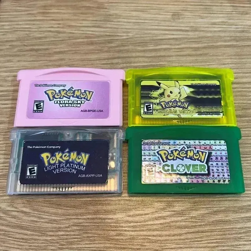 Game Boy Advance Pokemon Cartridges