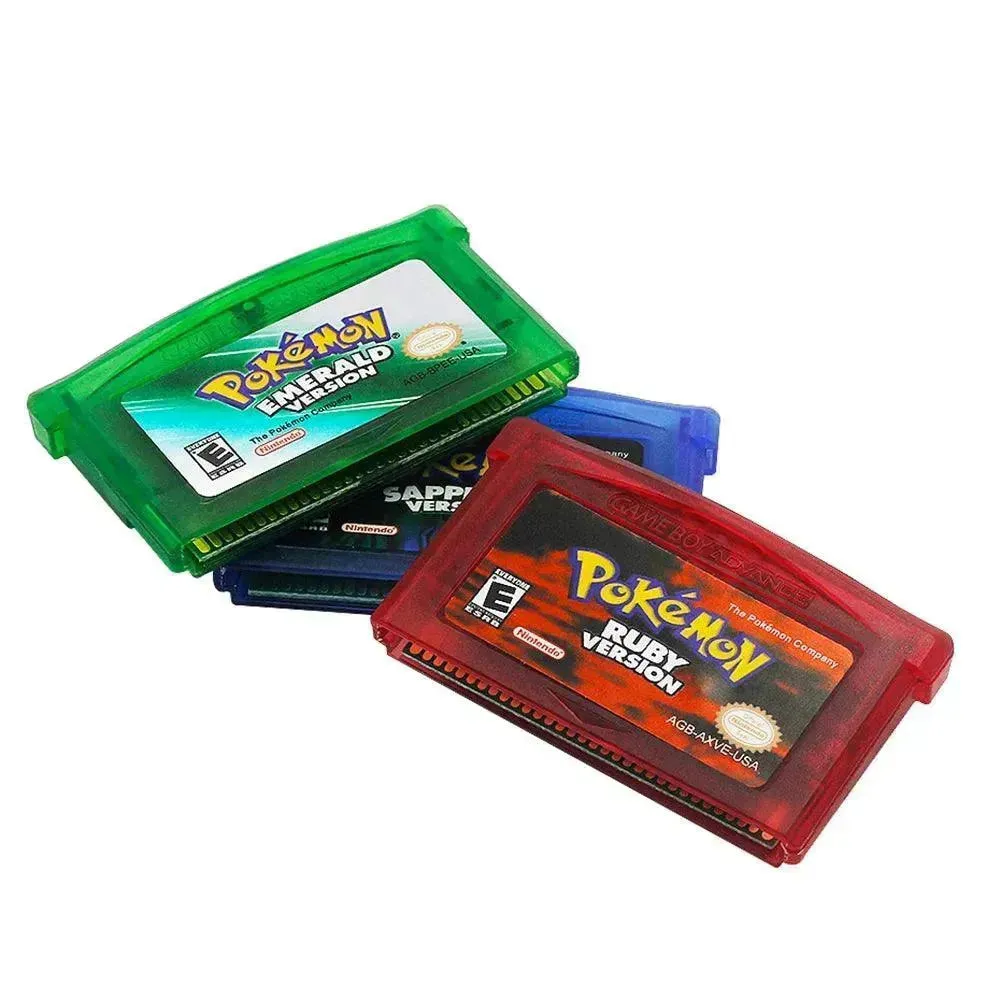 Game Boy Advance Pokemon Cartridges