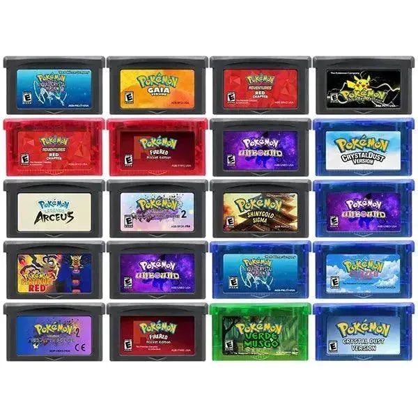 Game Boy Advance Pokemon Cartridges