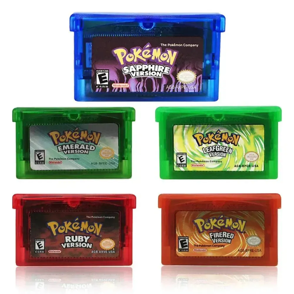 Game Boy Advance Pokemon Cartridges