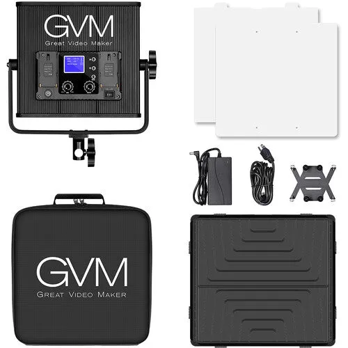 GVM 50RS RGB LED Light Panel Video Lighting Kit