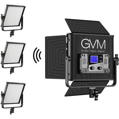 GVM 50RS RGB LED Light Panel Video Lighting Kit