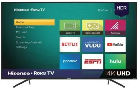 Hisense 65" Roku QLED 4K UHD Smart TV (65U6KR)