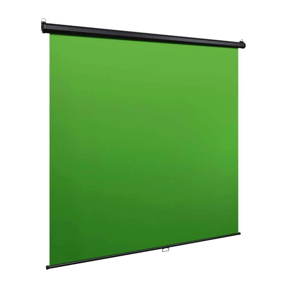 'Instant Studio' Mountable Pull Down Backdrop Screen- Chroma Key Green (Demo)