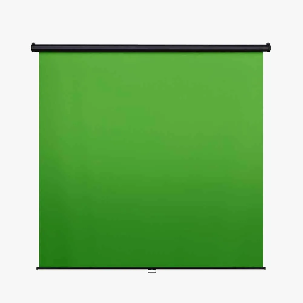 'Instant Studio' Mountable Pull Down Backdrop Screen- Chroma Key Green (Demo)