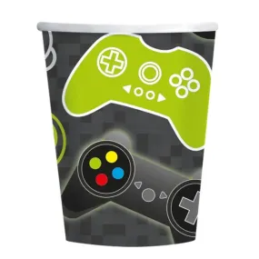 Level Up Gaming Cups - 8 Pkt