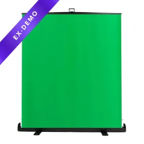 'Live Stream Master' Pull Up Chroma Key Green Screen Backdrop 148cm x 210cm (DEMO STOCK)