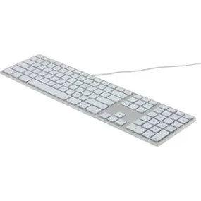 Matias RGB Backlit Wired Aluminum Keyboard for Mac - Silver