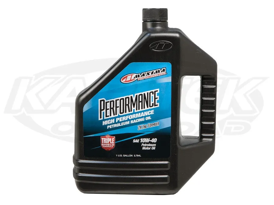 Maxima Performance Motor Oil SAE 10W-40 10w-40, 1 Gallon Jug