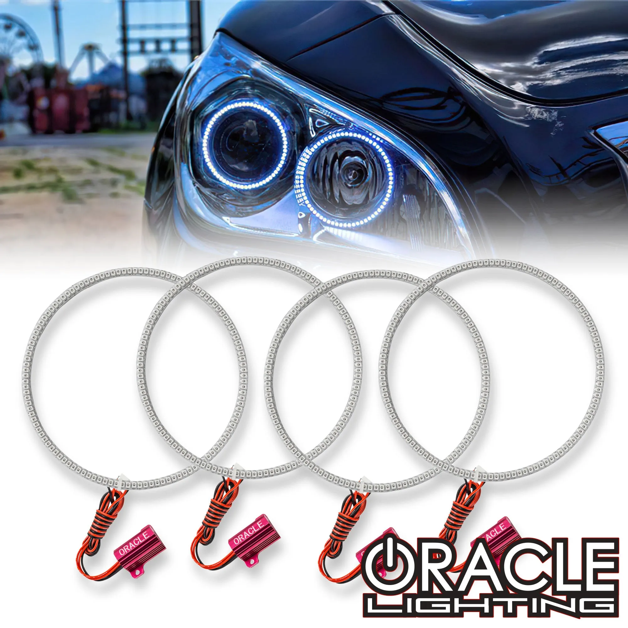 ORACLE Lighting 2010-2013 Infiniti M37 LED Headlight Halo Kit