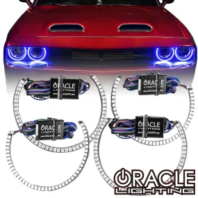 ORACLE Lighting 2015-2023 Dodge Challenger LED Surface Mount Headlight Halo Kit