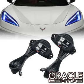 ORACLE Lighting 2020-2024 Chevrolet C8 Corvette ColorSHIFT RGB A LED Headlight DRL Upgrade