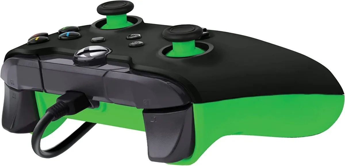 PDP Neon Black Wired Controller for Xbox