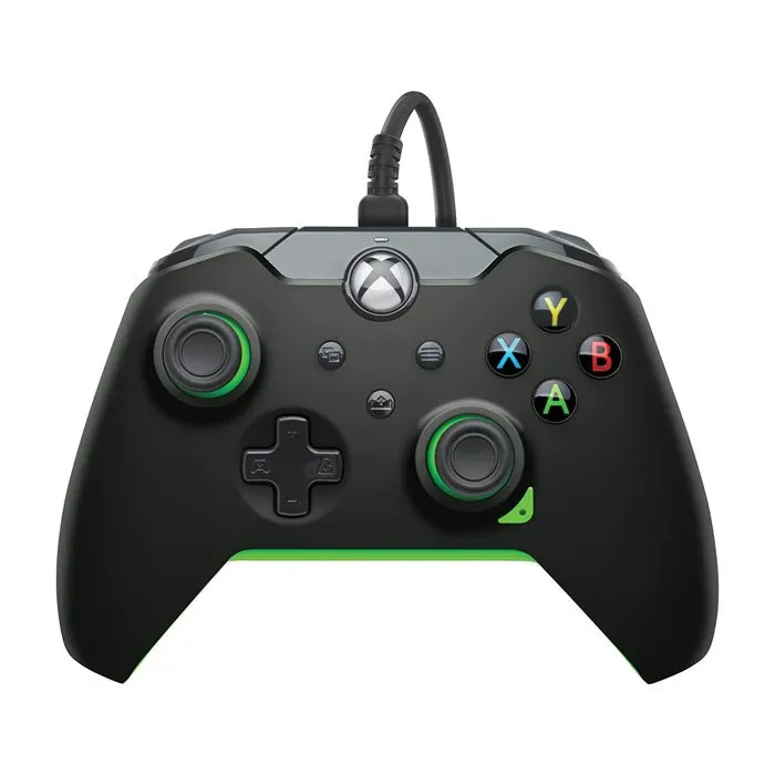 PDP Neon Black Wired Controller for Xbox