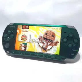 PlayStation Portable PSP 3000 series Brite Game Console with 16GB Memory Stick and 15 Games (Green) - Foreign Used