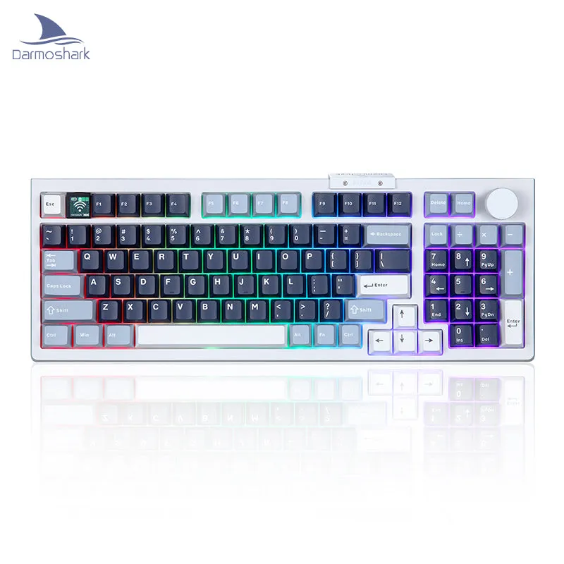 Pre-Order Darmoshark TOP98 Side Printed Three Mode Mechanical Keyboard