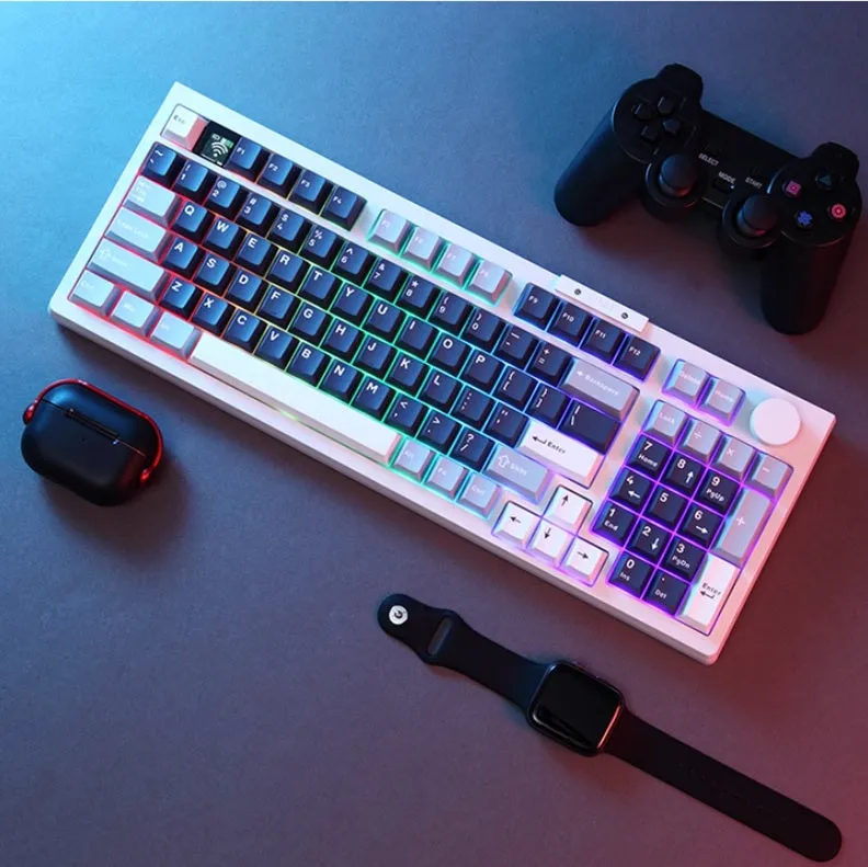 Pre-Order Darmoshark TOP98 Side Printed Three Mode Mechanical Keyboard