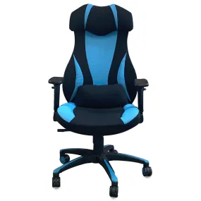 PRO-X SERIES/ 185 GAMING CHAIR (BLACK & BLUE)