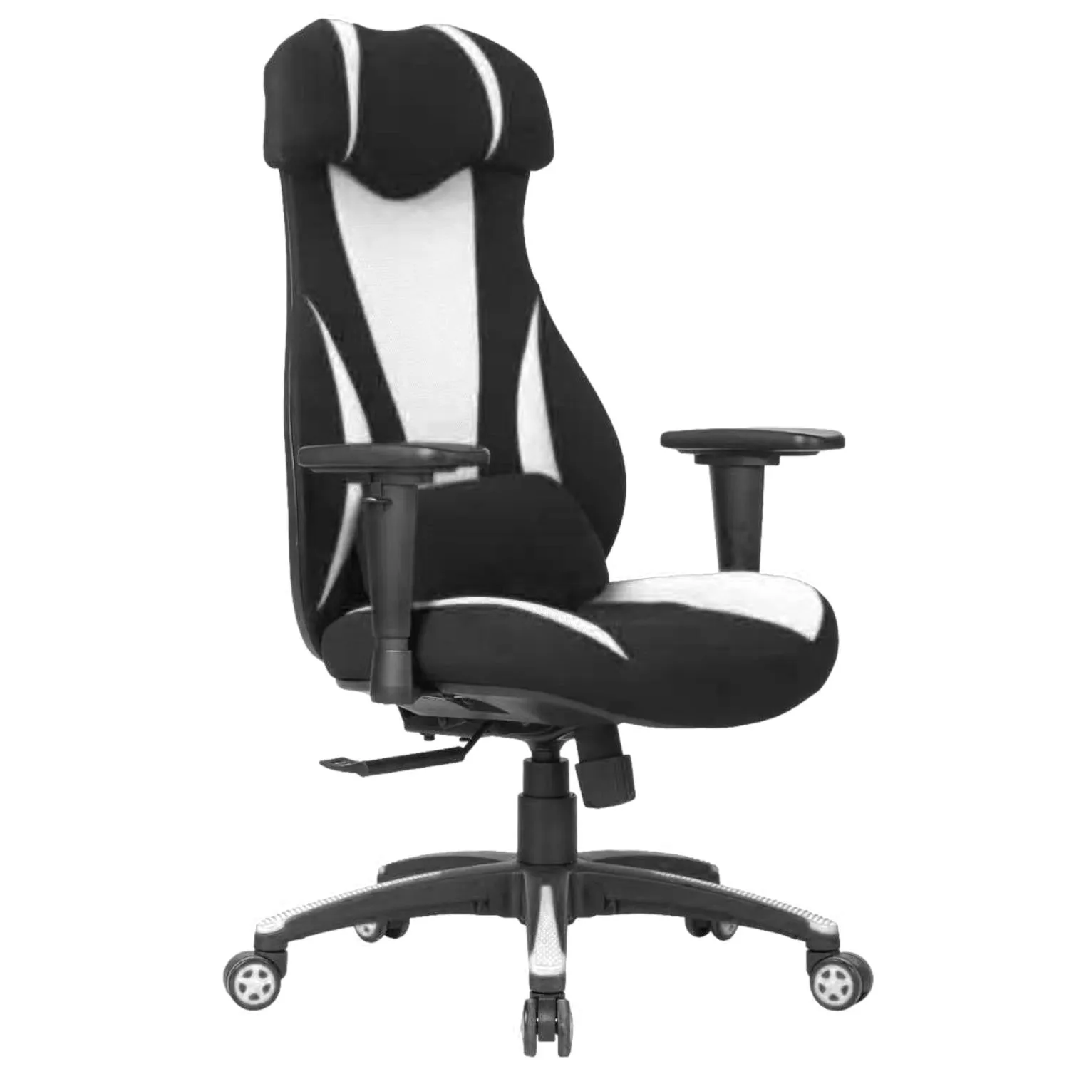 PRO-X SERIES/ 185 GAMING CHAIR (BLACK & WHITE)