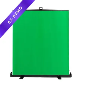 Spectrum 'Live Stream Master' Pull Up Chroma Key Green Screen Backdrop for Video (148cm x 210cm) (DEMO STOCK)