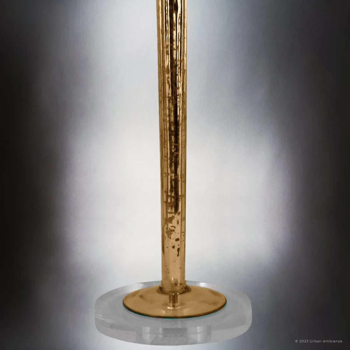 UEX7700 Traditional Table Lamp 14''W x 14''D x 38''H, Gold Mercury Finish, Stockbridge Collection