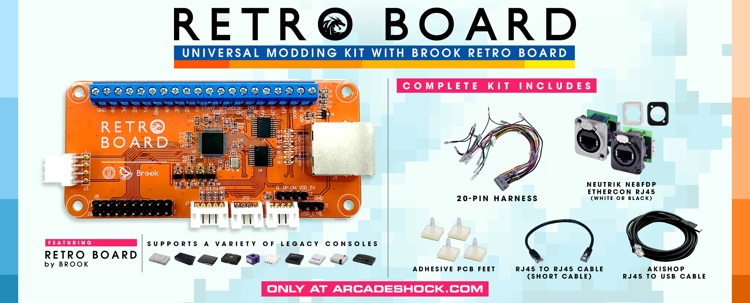 UNIVERSAL MODDING KIT: RETRO BOARD EDITION